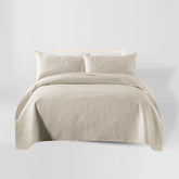 3 PCS Bedspread Set White